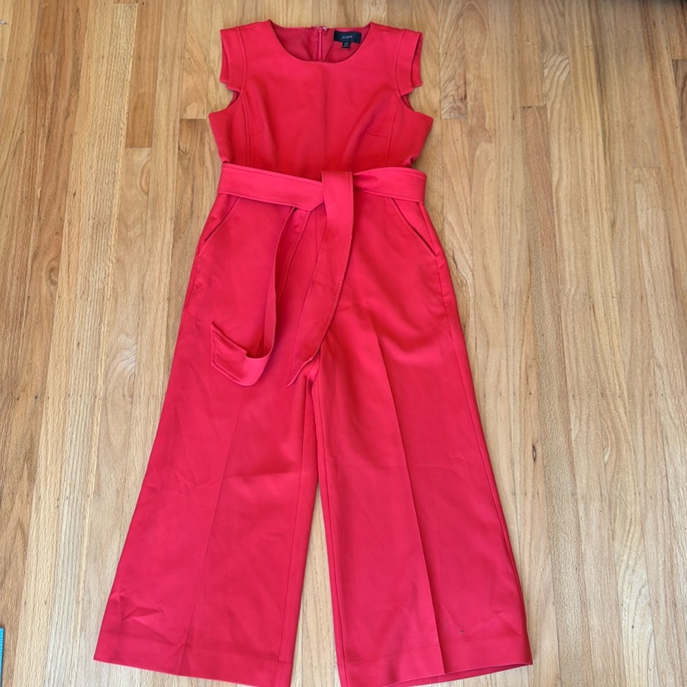 Red jumpsuit